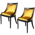 Design Toscano Emperor Caesar Neoclassical Swing Back Side Chairs, PK 2 AF951762